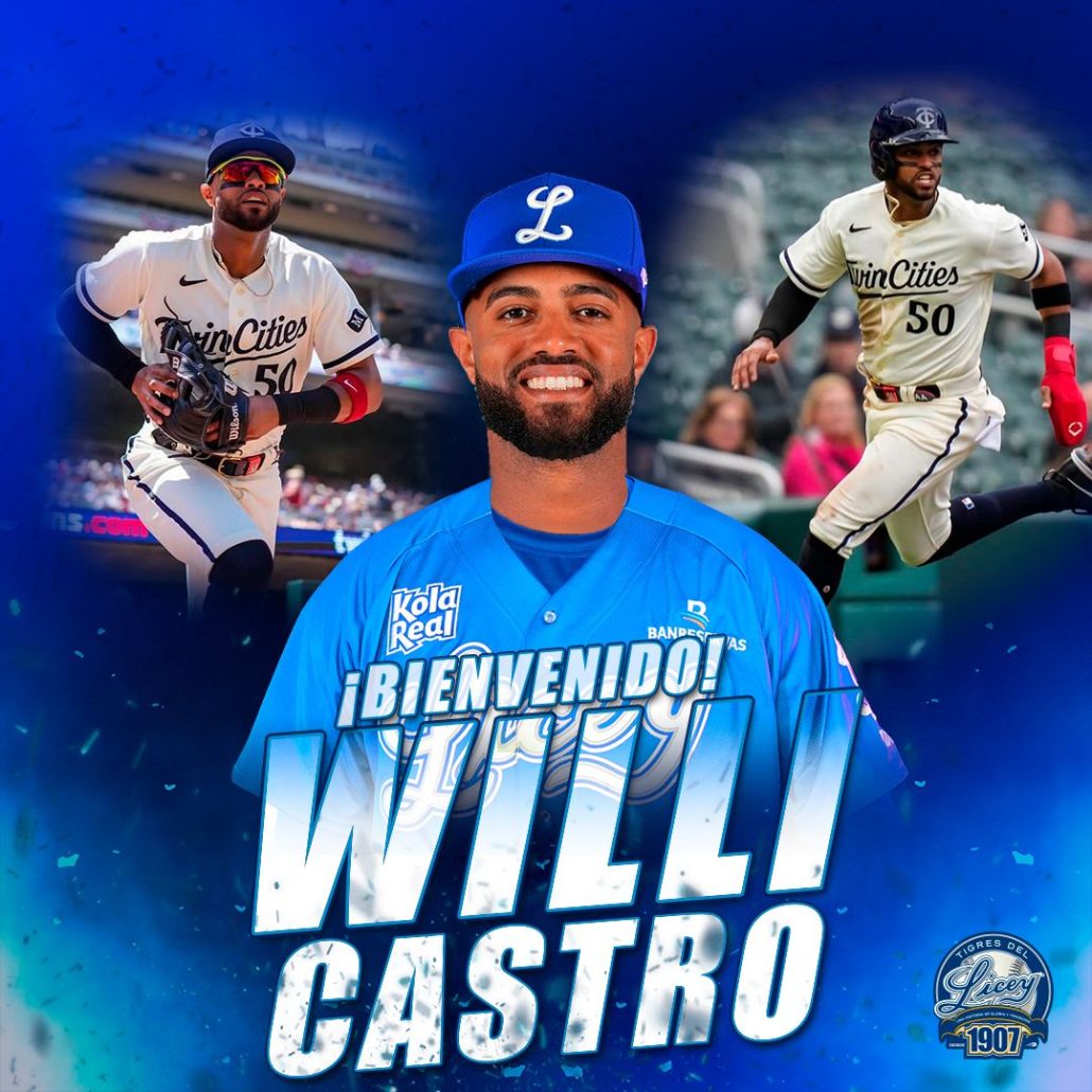Tigres del Licey adquiere a Willi Castro desde el Escogido