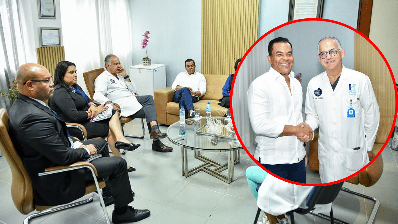 El director del DIDA, Elías Báez, supervisa calidad de atención en el Hospital Vinicio Calventi junto al Dr. José Alfaro