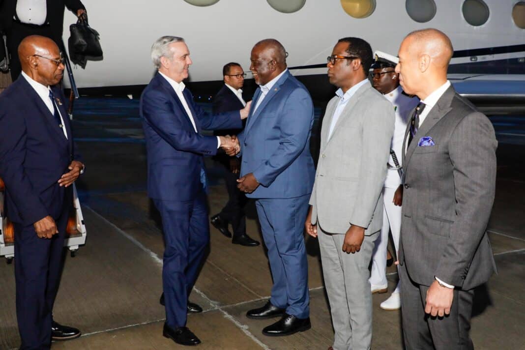 Presidente Abinader llega a Guyana en cuarta visita oficial para sostener reunión bilateral con su homólogo Mohamed Irfaan Alí