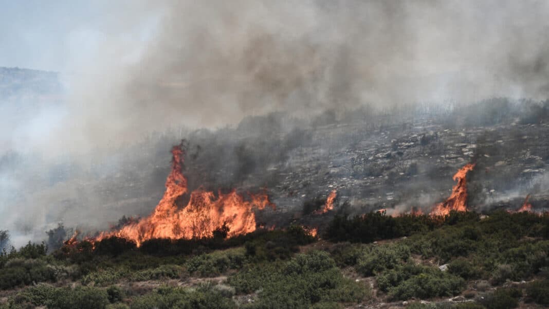 Tragedia en Creta: dos bomberos fallecen mientras combatían un incendio forestal