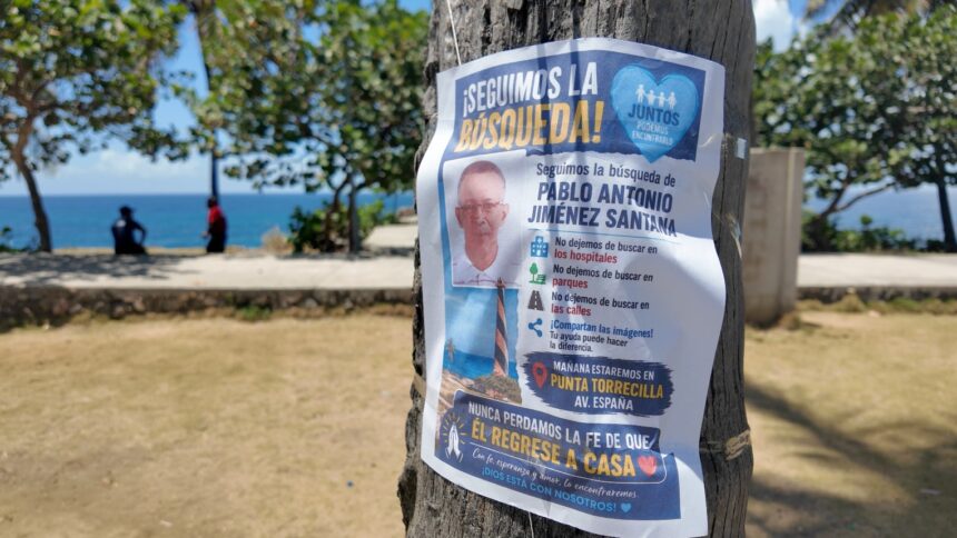 Continúan búsqueda de hombre desaparecido desde hace una semana en Santo Domingo Este