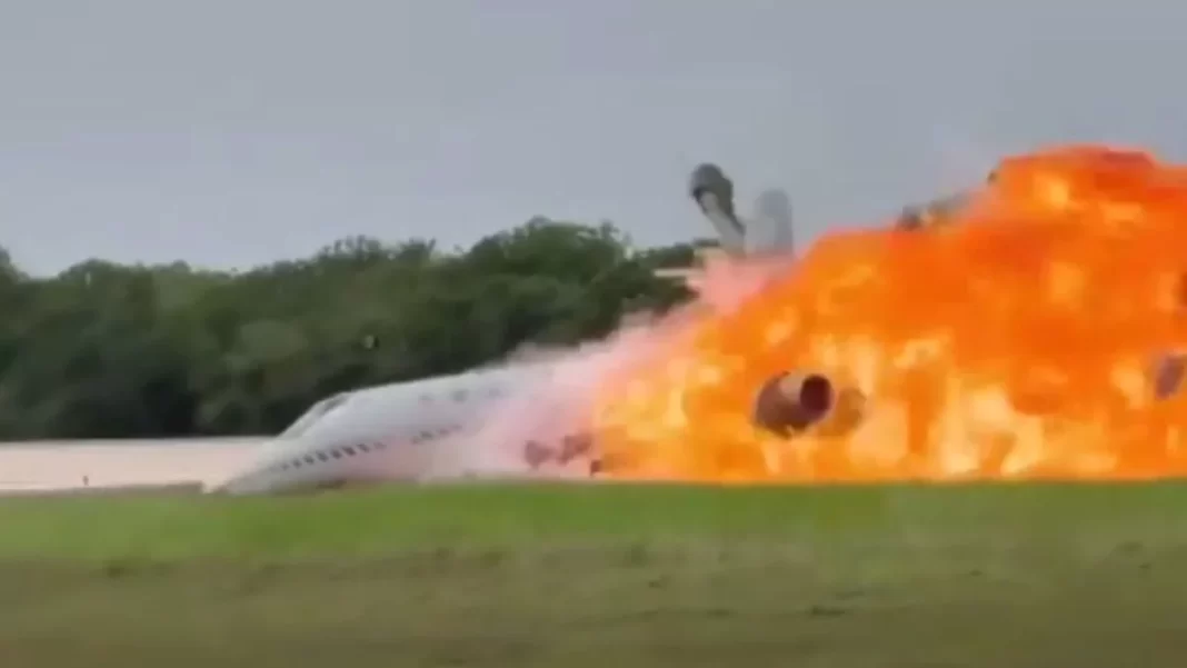 Revelan el último mensaje del piloto del avión accidentado en La Romana