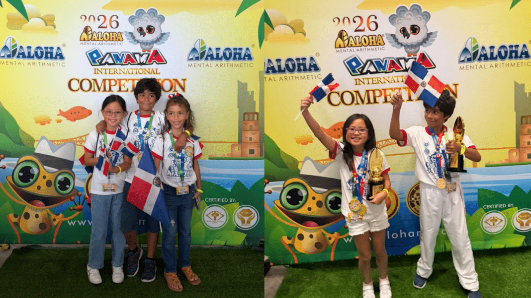 República Dominicana se corona campeona mundial de cálculo mental a solo nueve meses de la llegada de ALOHA al país
