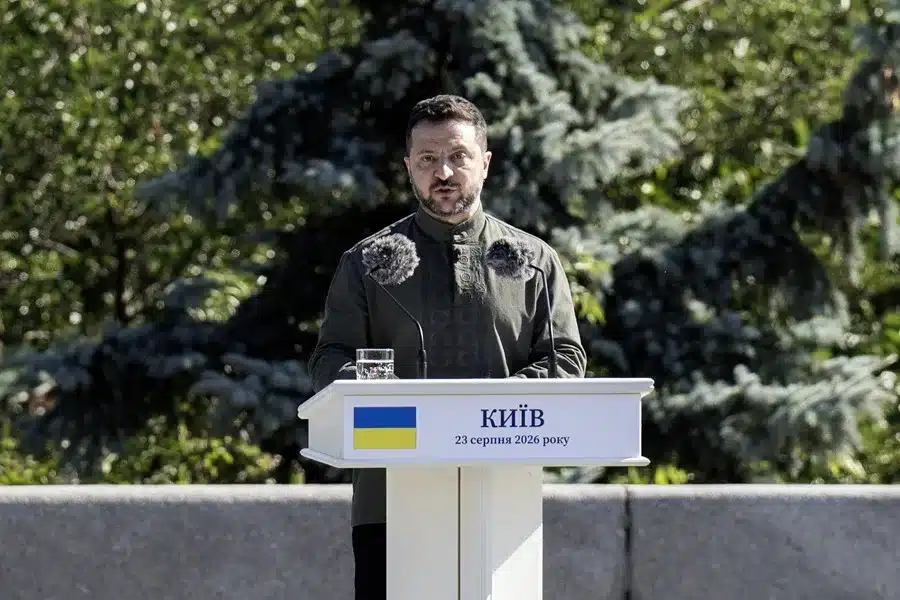 Zelenski reafirma la resistencia de Ucrania en su Día de la Independencia