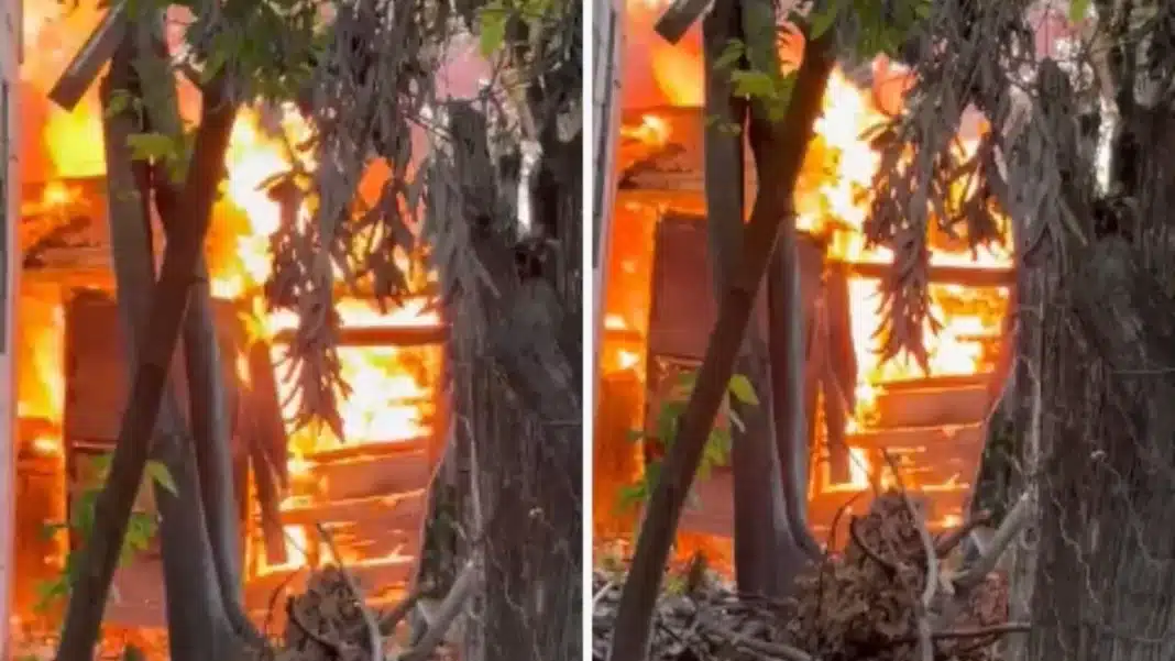Policía Nacional dispone reconstrucción de casa de cabo afectada por incendio en Barahona