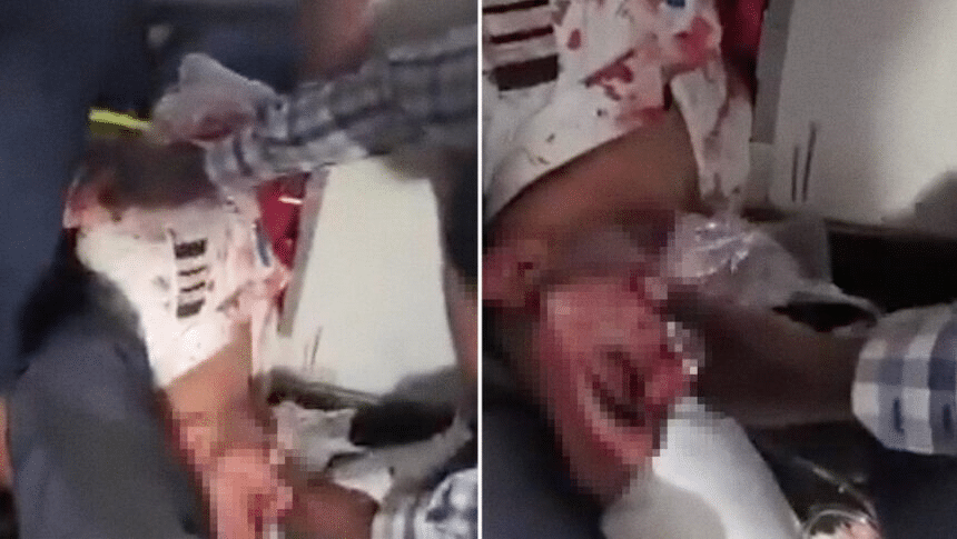 Imágenes muestran pasajeros cubiertos de sangre tras emergencia en vuelo de Flydubai