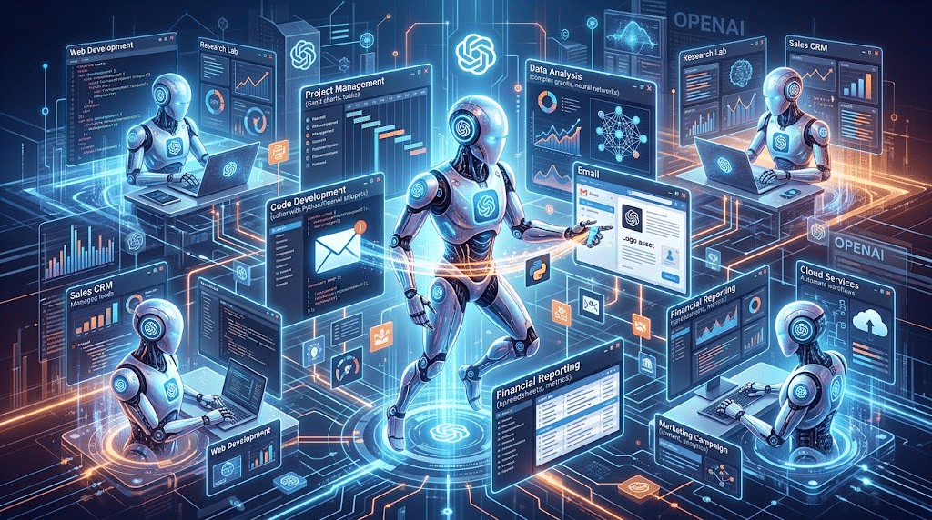 OpenAI lanza nuevos agentes de IA capaces de trabajar solos entre aplicaciones