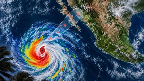 Huracán Polo se intensifica a categoría 5 y amenaza con lluvias torrenciales al Pacífico mexicano