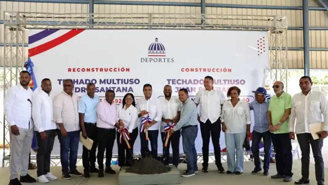 Kelvin Cruz inicia construcción de siete multiusos en el Sur con inversión de RD$200 millones