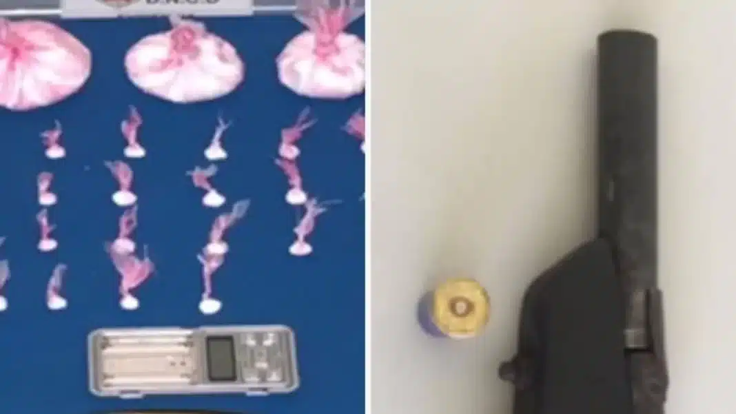Autoridades decomisan armas y más de 200 gramos de presuntas drogas durante operativos en Barahona