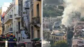 Explosión derrumba edificio cerca de la Acrópolis de Atenas y deja tres heridos