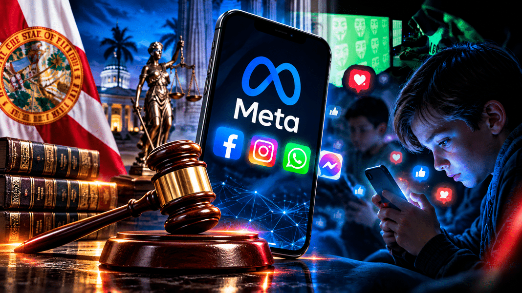 Florida exige a Meta eliminar funciones que generan adicción en menores
