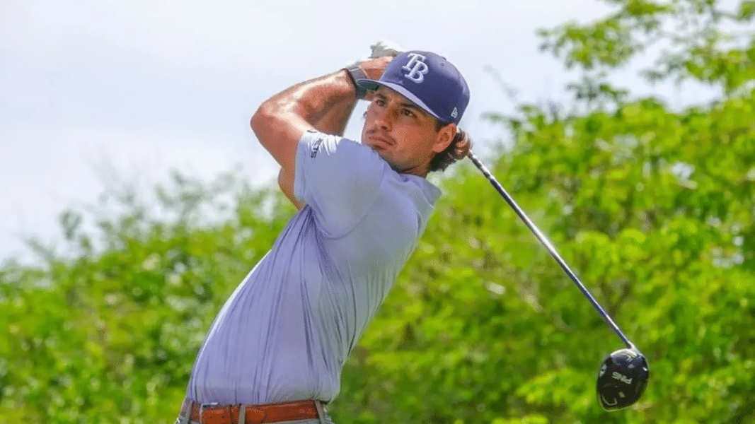 Jake Sollon brilla con nueve birdies y lidera torneo PGA en Dominicana