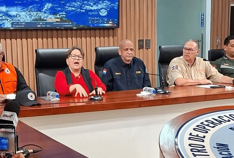 Indomet advierte fuertes aguaceros hasta el sábado en gran parte de RD