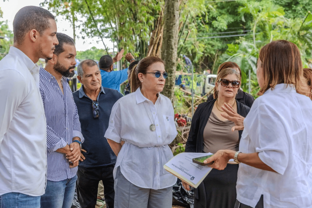 Carolina Mejía supervisa ejecución de obras de la Alcaldía del Distrito Nacional